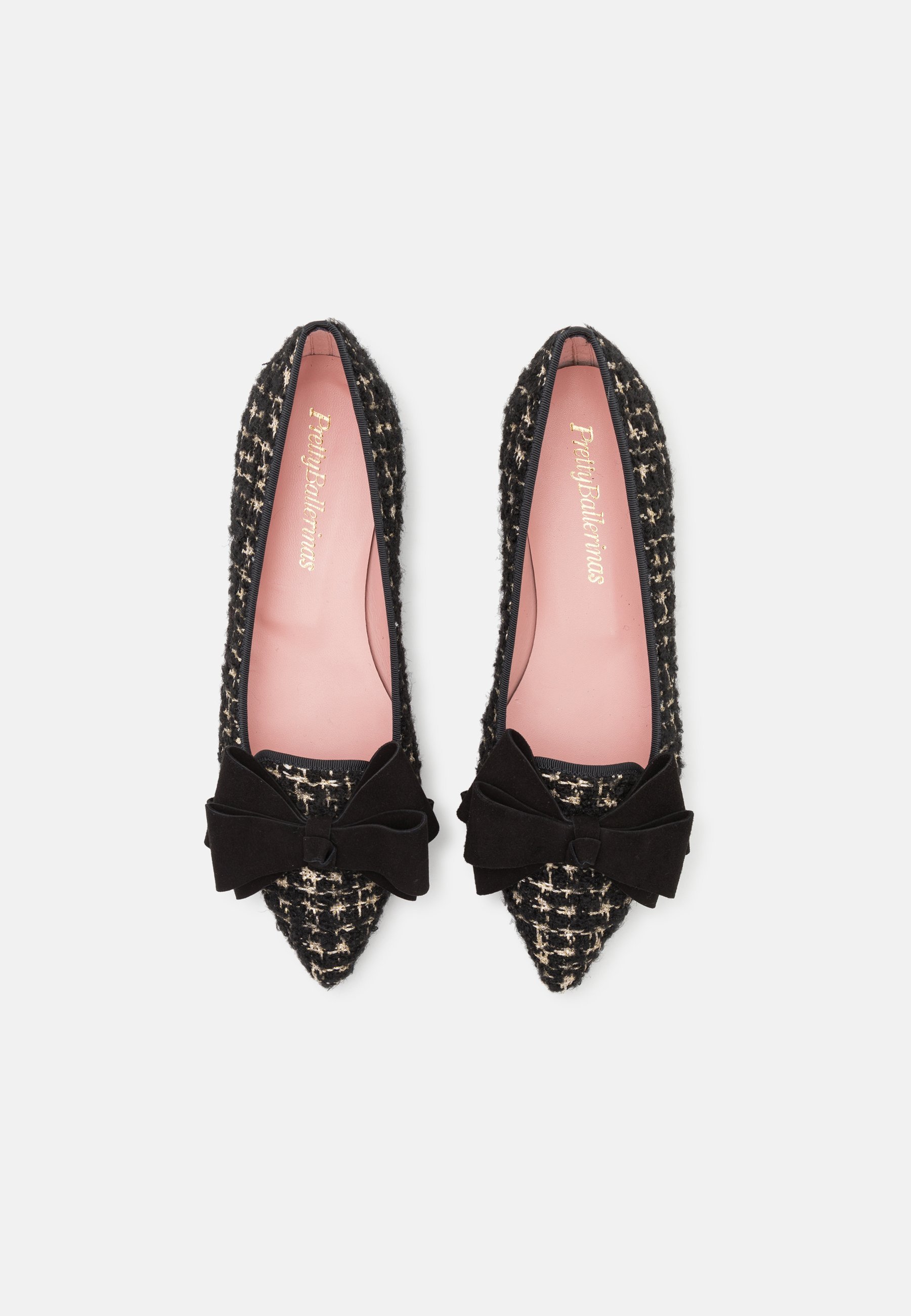Mooie ballerina's CLEMENTINE - Instappers - zwart/wit