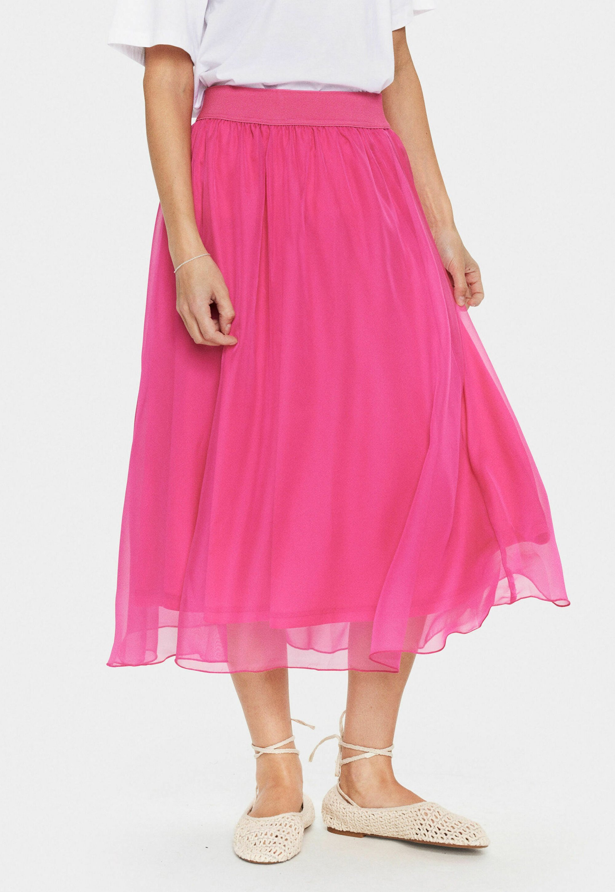 Saint Tropez CORALSZ - Jupe trapèze - rose fandango