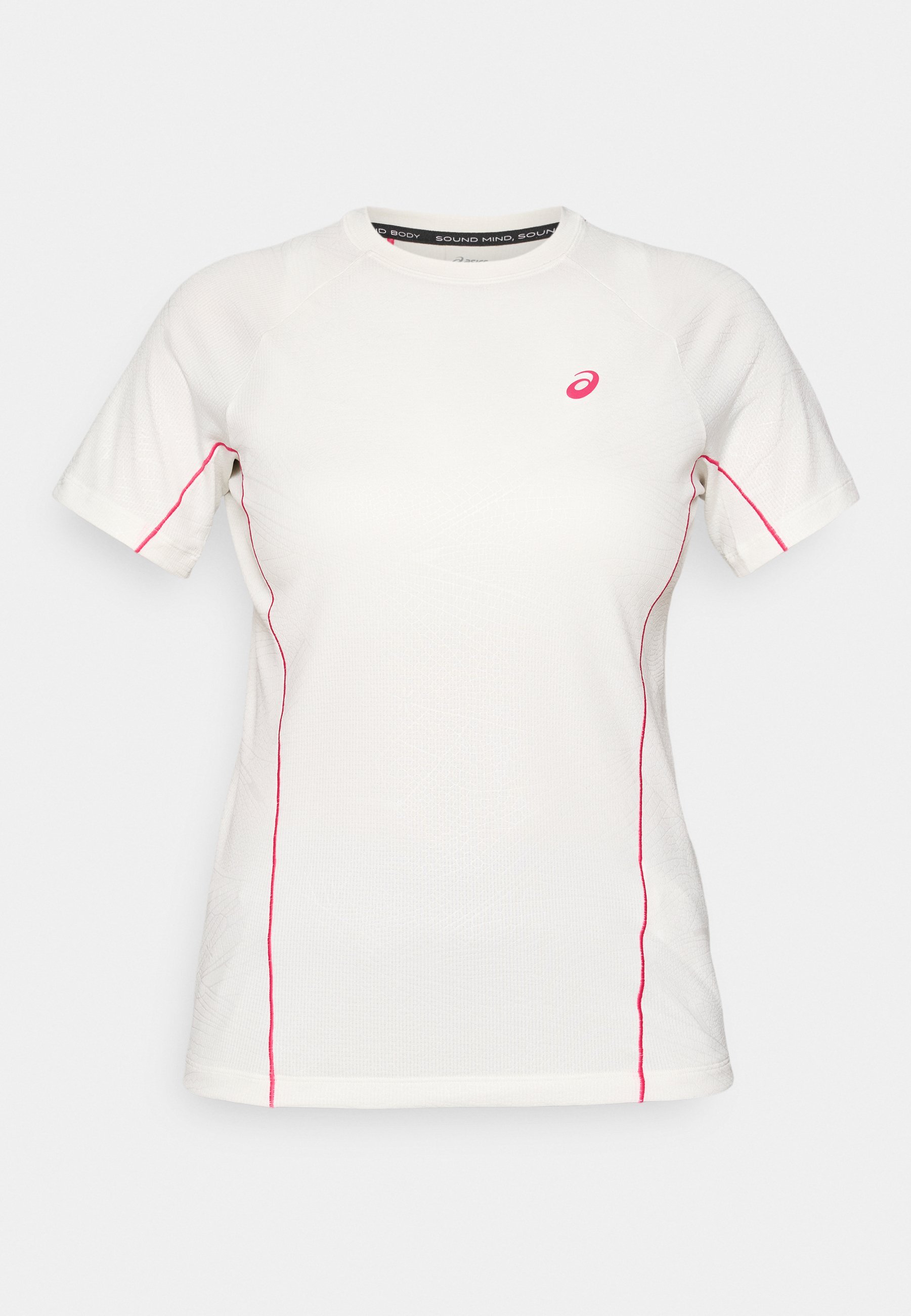 ASICS GAME ALL OVER PRINT TOP - Koszulka sportowa - kremowa