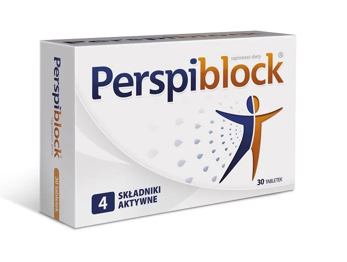 Perspiblock, Suplement diety ograniczający potliwość, Tabletki