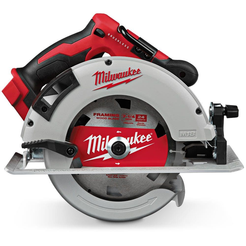 Serra circular Milwaukee 18V sem escova, 184mm, modelo M18BLCS66-0