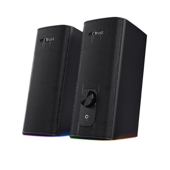 PC 2.0-luidspreker - Trust Gaming - GXT 612 Cetic - Bluetooth - 18W - RGB Gamer - Zwart