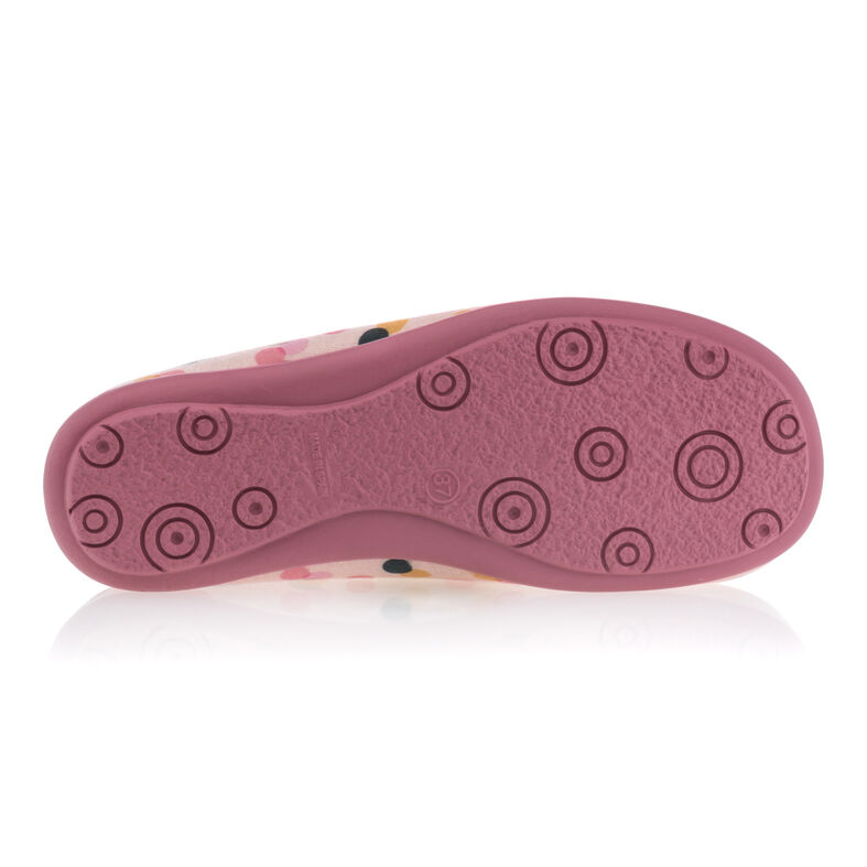 Pantuflas rosas para mujer