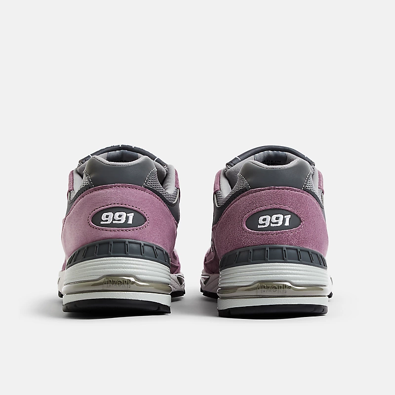 Modèle homme MADE in UK 991v1 – mélancolique, lilas avec des touches d'alliage et de perle fumée
