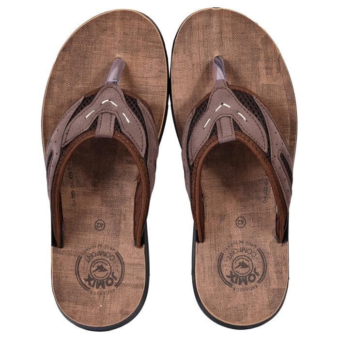 Chanclas para hombre PREMIUM ITU2005 MARRÓN