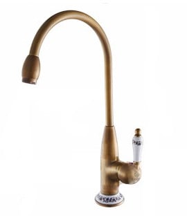 Bateria kuchenna retro ARTEMIDE szczotkowany mosiądz z porcelaną