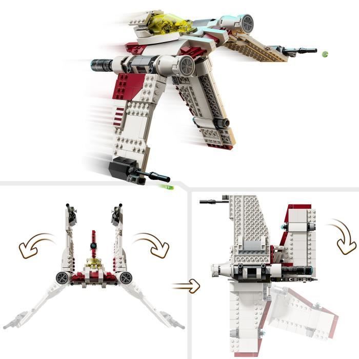 LEGO Star Wars 75432 The Clone Wars Chasseur V-19 Torrent - Jeu de Construction dès 9 ans