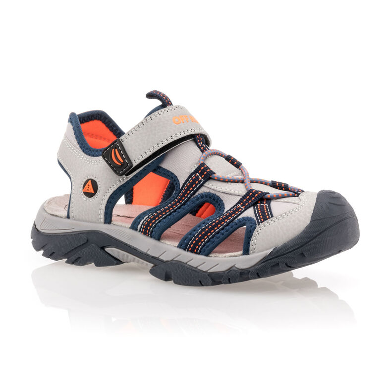 Sandalias grises para niño / Zapatos de punta abierta