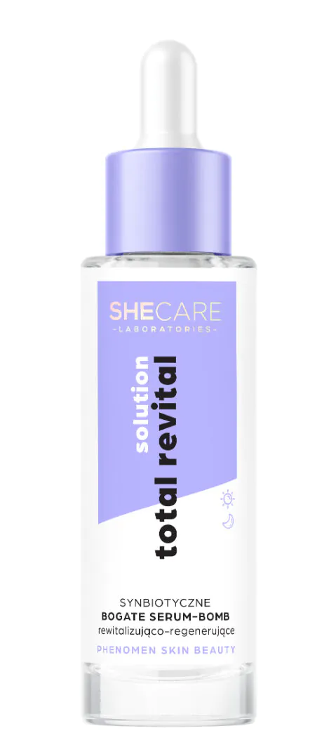 Shecare Total Revital Solution - Synbiotyczne bogate serum-bomb 30ml
