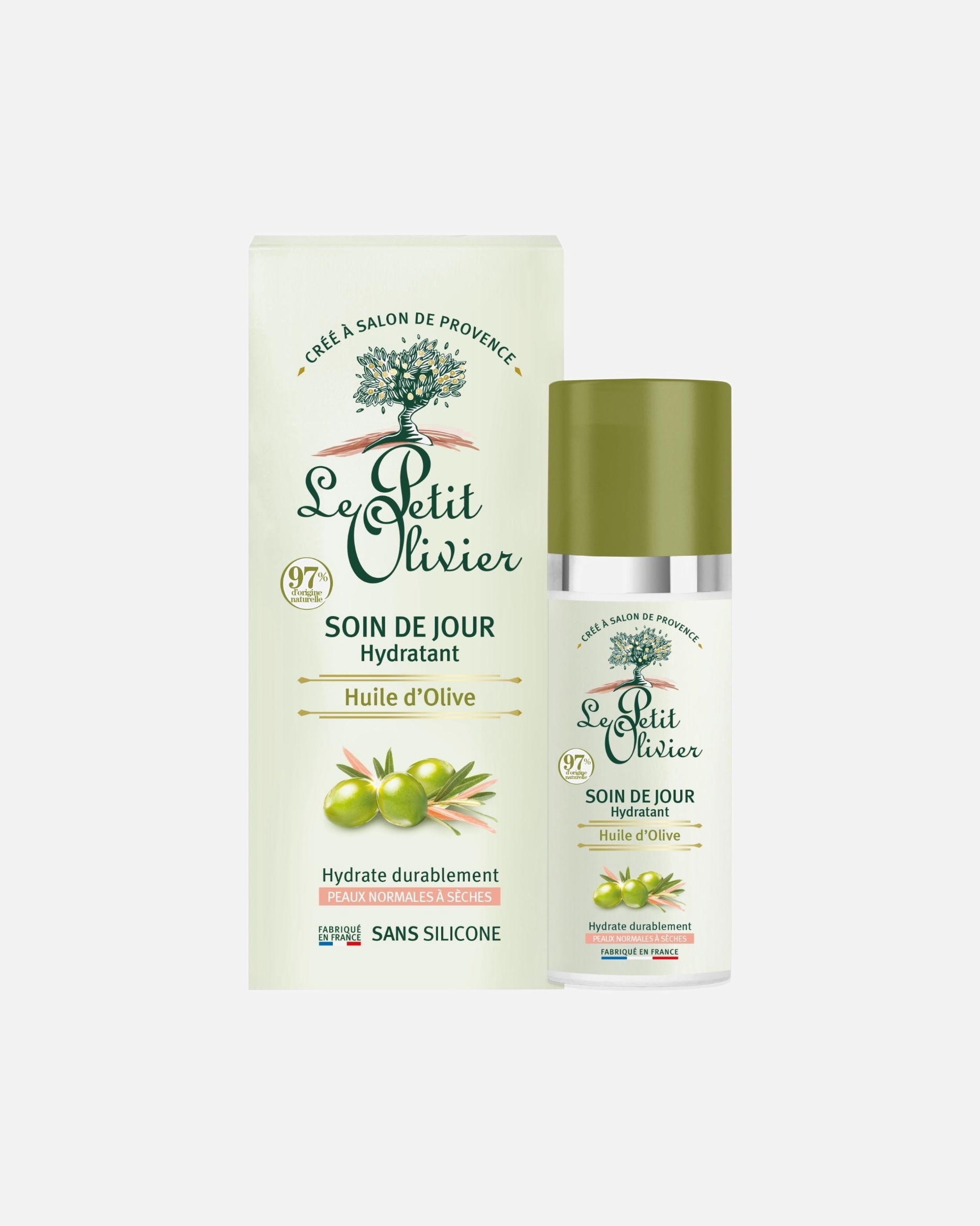 Le Petit Olivier Soin de Jour Hydratant Huile d'Olive