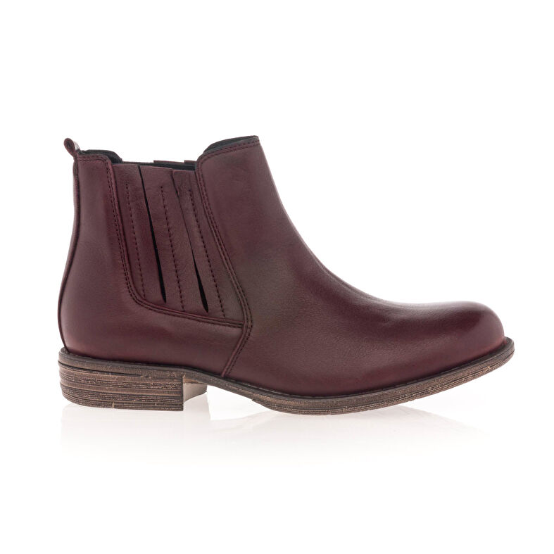 Rote Damenstiefel / Stiefeletten