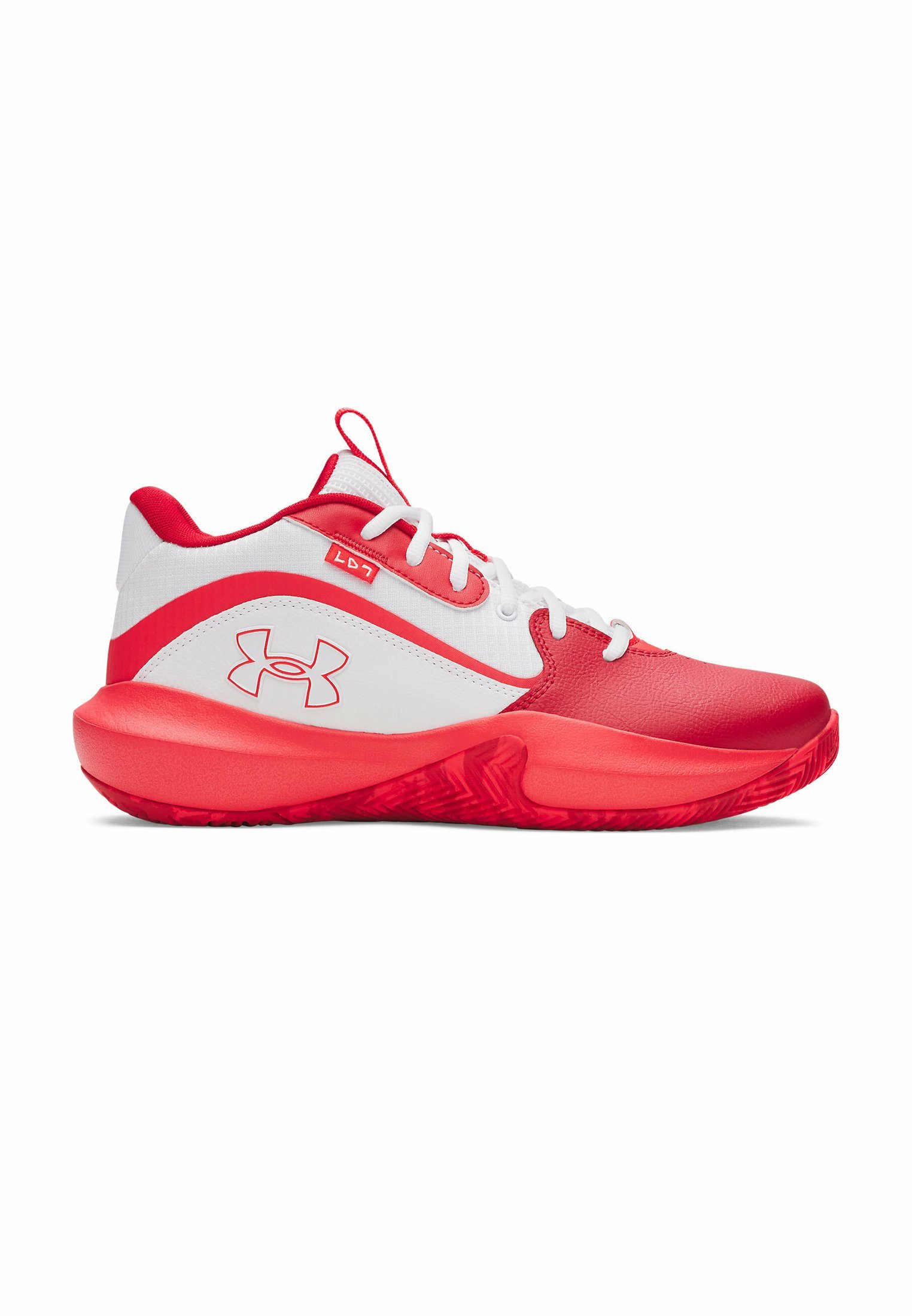 Under Armour LOCKDOWN 7 - Scarpe da basket - bianche