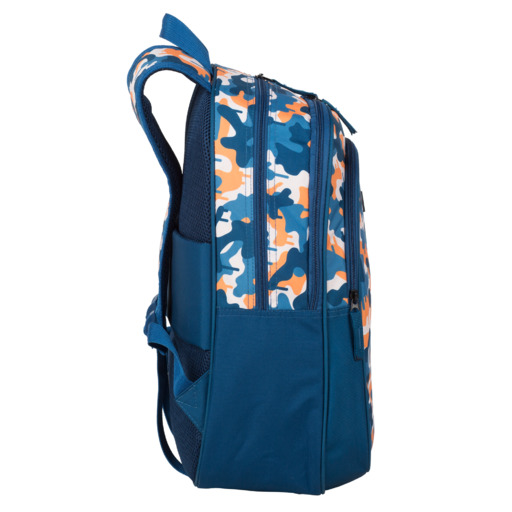  Fortnite-Rucksack mit Tarnmuster, zwei Fächern und Autobefestigung