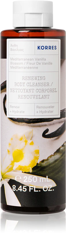 Korres Energizujúci sprchový gél Mediterranean Vanilla Blossom