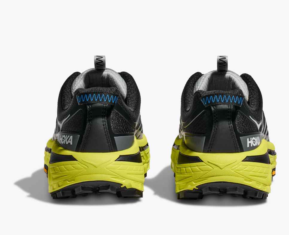 HOKA Mafate Three2 Black / Hoka Citrus