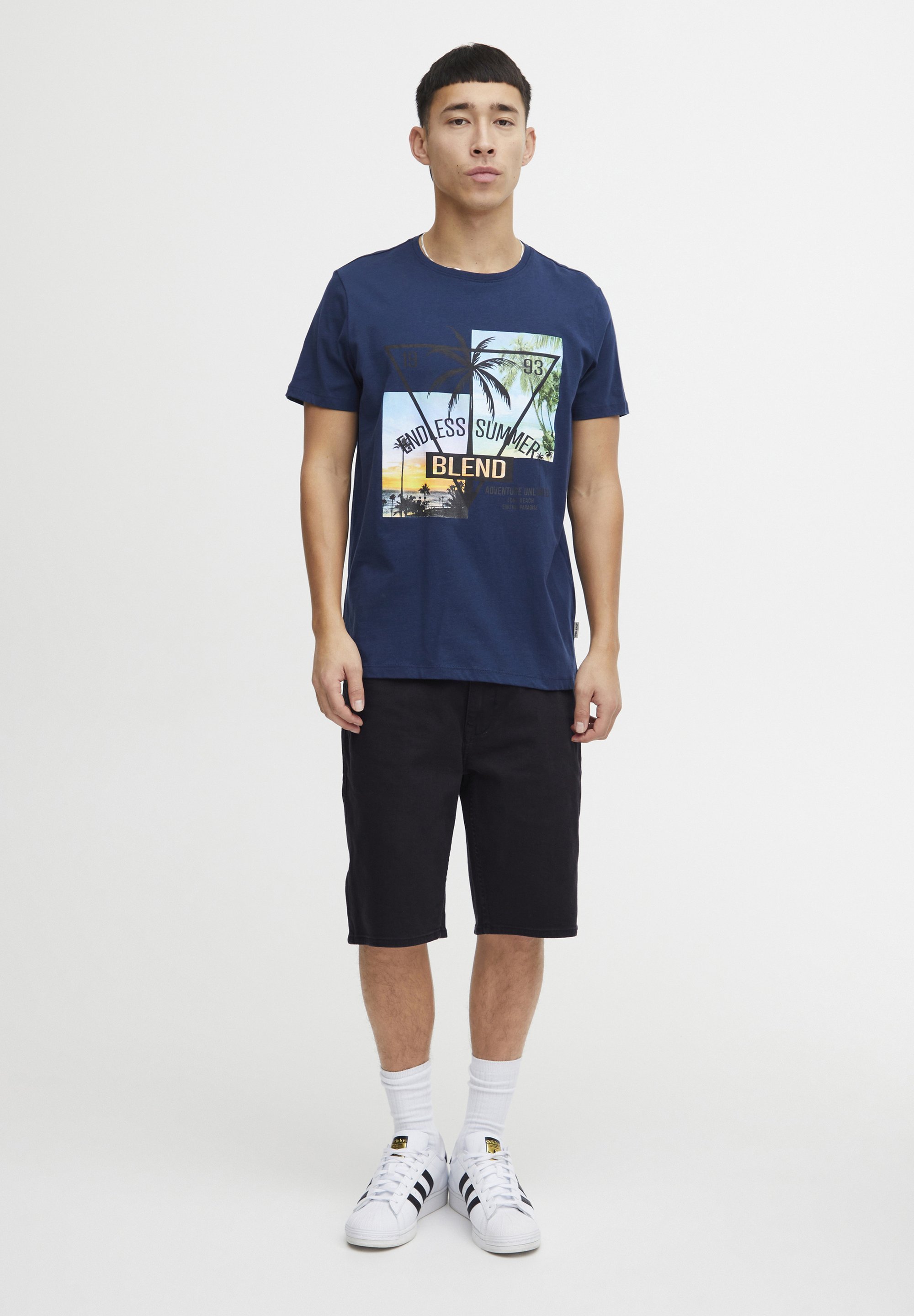 Pantaloncini in denim Blend BHDENIMSHORTS RELAXED FIT - neri