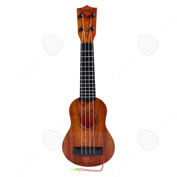 Ukelele en Do de 45 cm para niños con púa de guitarra, instrumento pequeño para principiantes, instrumento musical infantil.