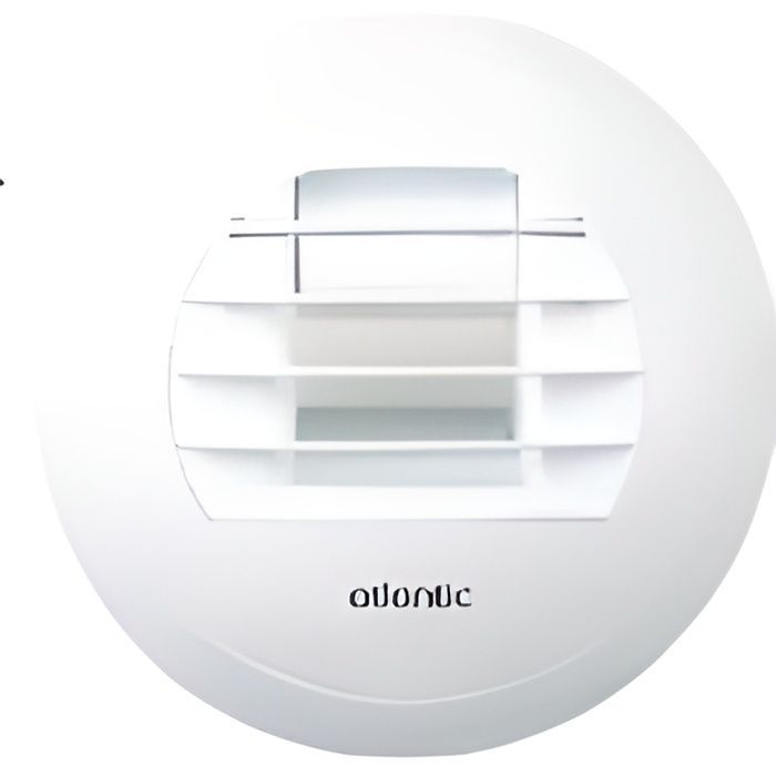 Ventilación sanitaria para ventilación mecánica autorregulable 15 m³/h - ATLANTIC - Diámetro 125 - Blanco