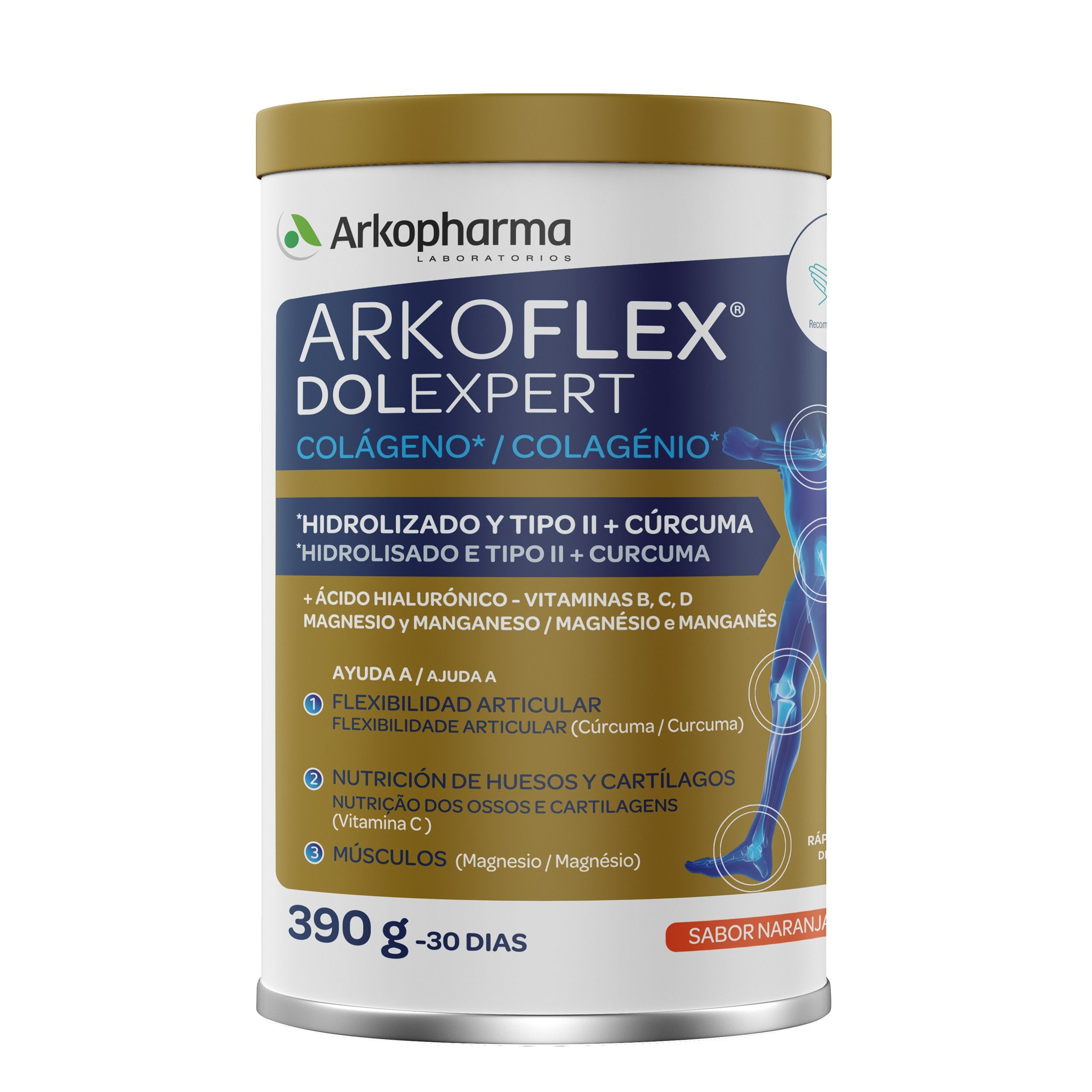 „Arkoflex Dolexpert“ apelsinų kolagenas Vitaminai ir mineralai