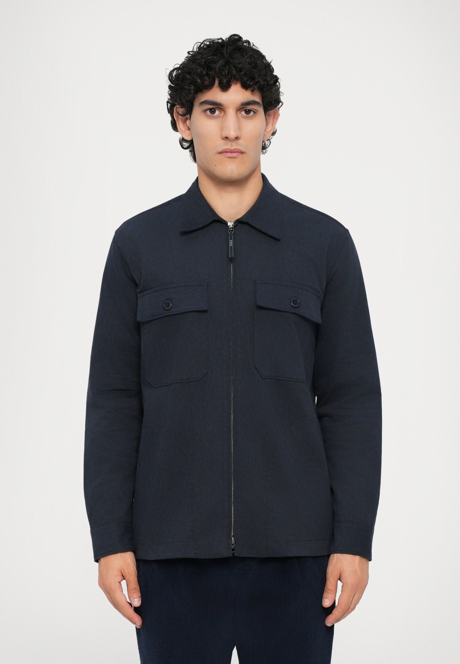 120% Lino HERENJACKET - Zomerjas - middernacht