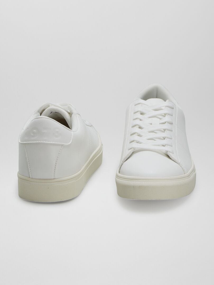 Lage wandelsneakers - WIT
