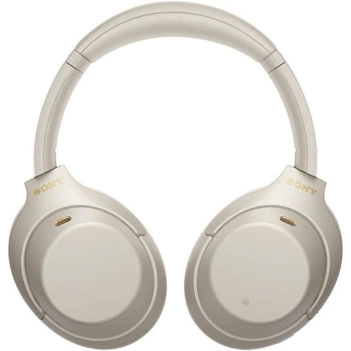Sony WH1000XM4 | Casque Bluetooth à réduction de bruit sans fil, Argent