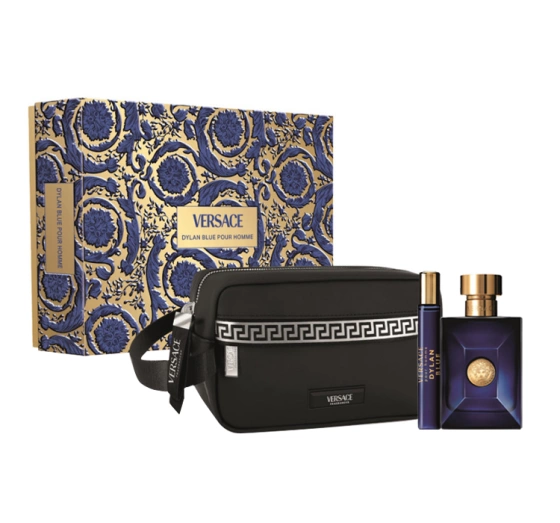 Versace Dylan Blue Pour Homme woda toaletowa spray 100 ml   10 ml   kosmetyczka
