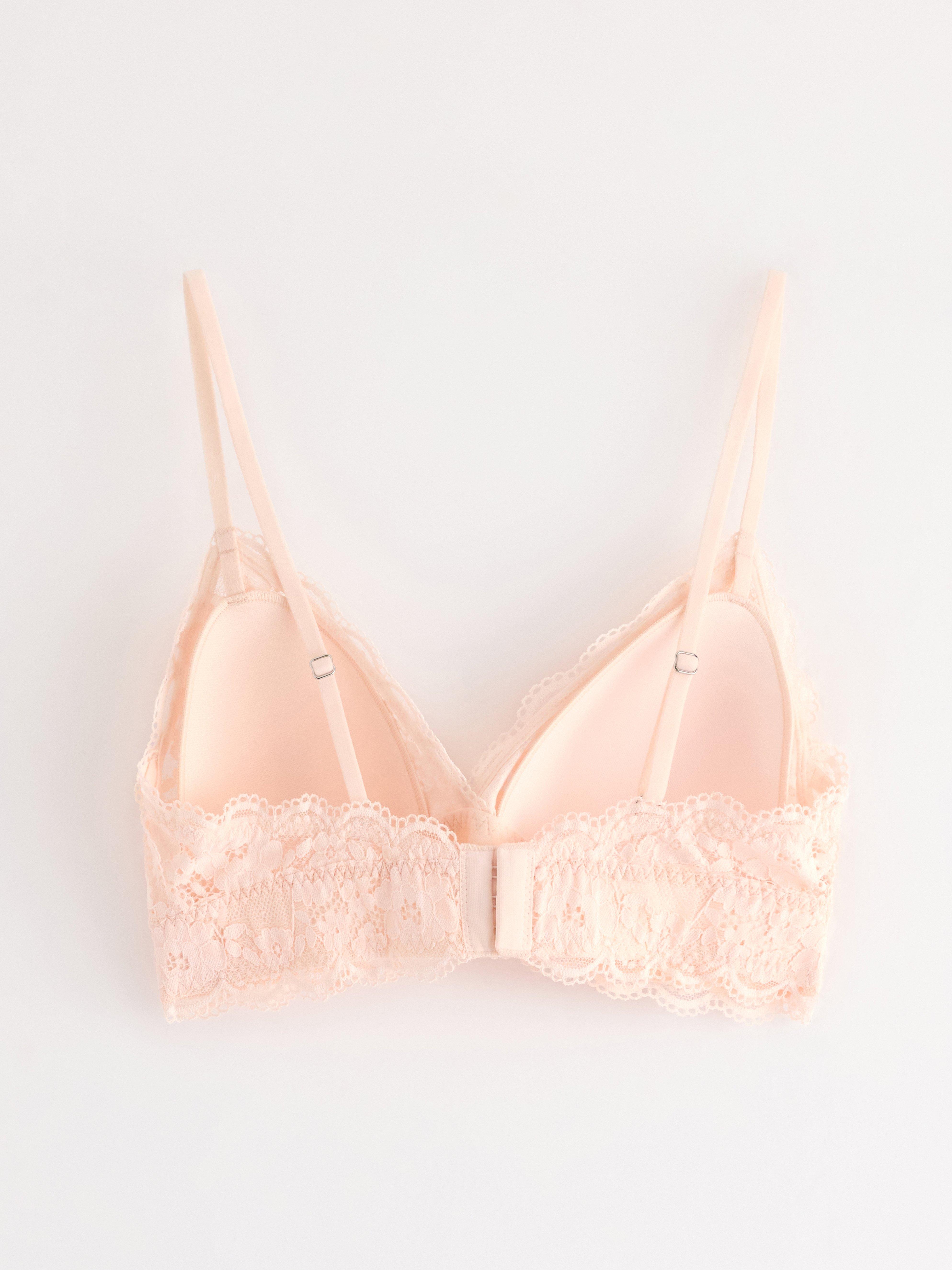 Bralette i spiker Lt rosa
