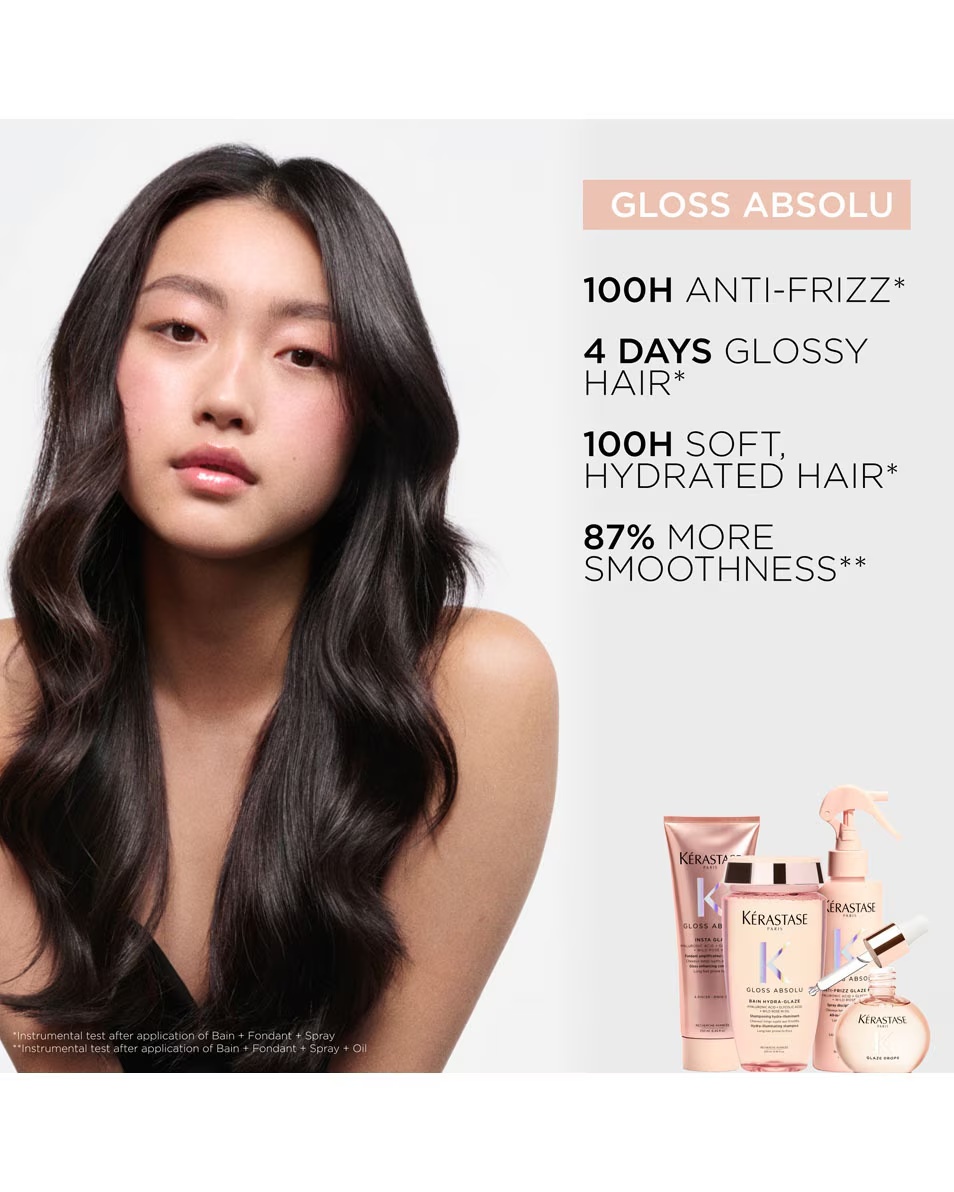 KÉRASTASE Gloss Absolu Insta Glaze Conditioner για μακριά, φριζαρισμένα μαλλιά