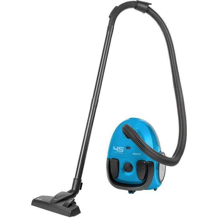 Aspirapolvere a cilindro con sacchetto - SENCOR - SVC 45BL-EUE3 - Motore ECO 850W - 79 dBA - 1,5L - Blu