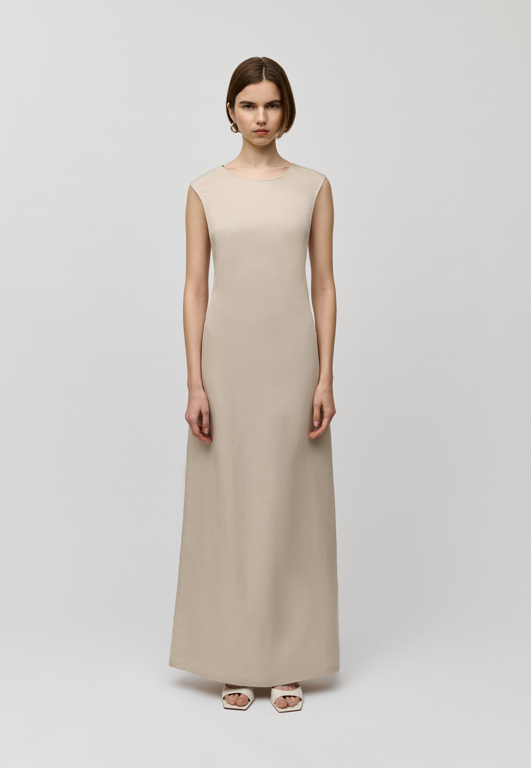 IVY OAK NADEAN - Maxi-jurk - licht canvas