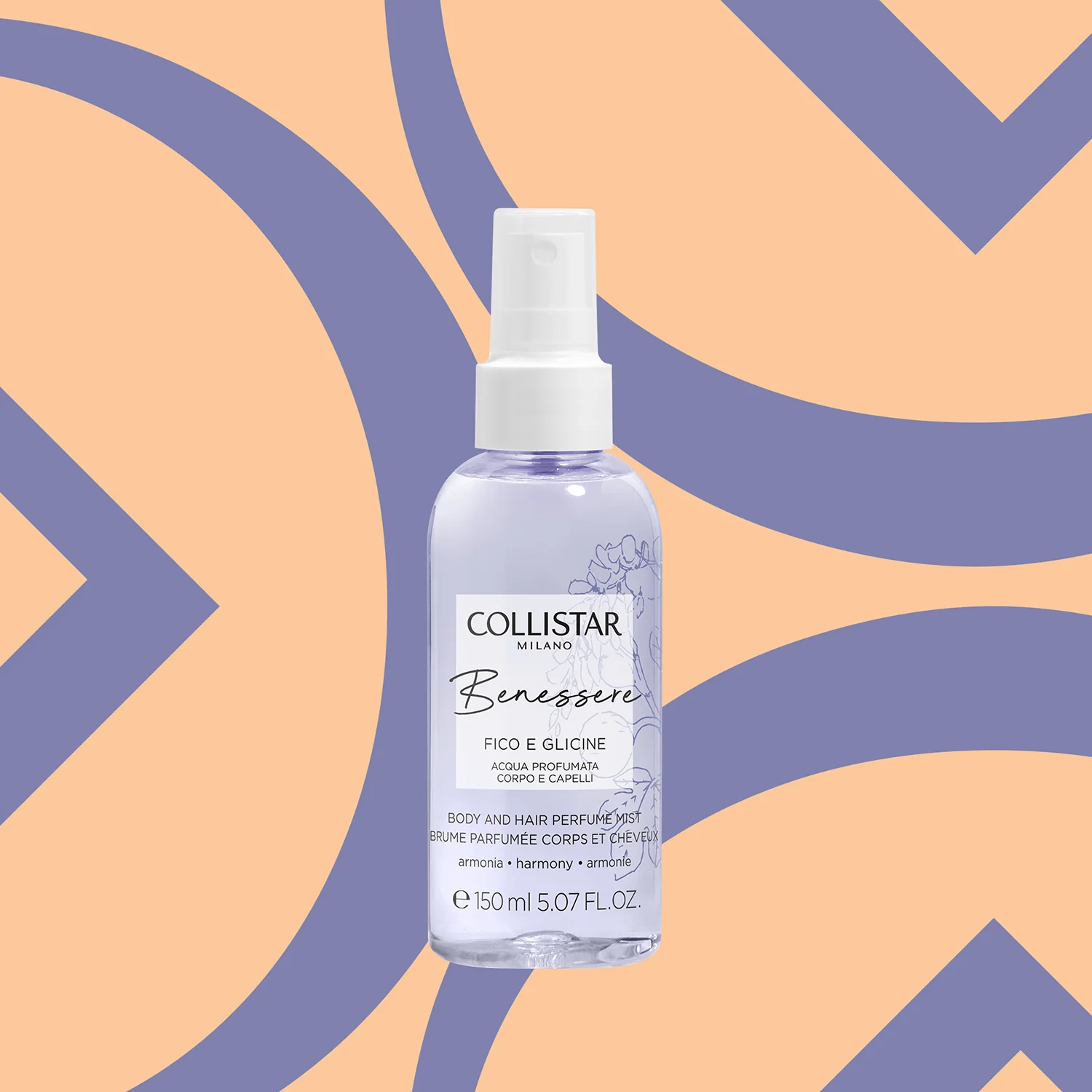 Benessere Fico & Glicine Acqua Profumata Corpo E Capelli - Acqua Aromatica