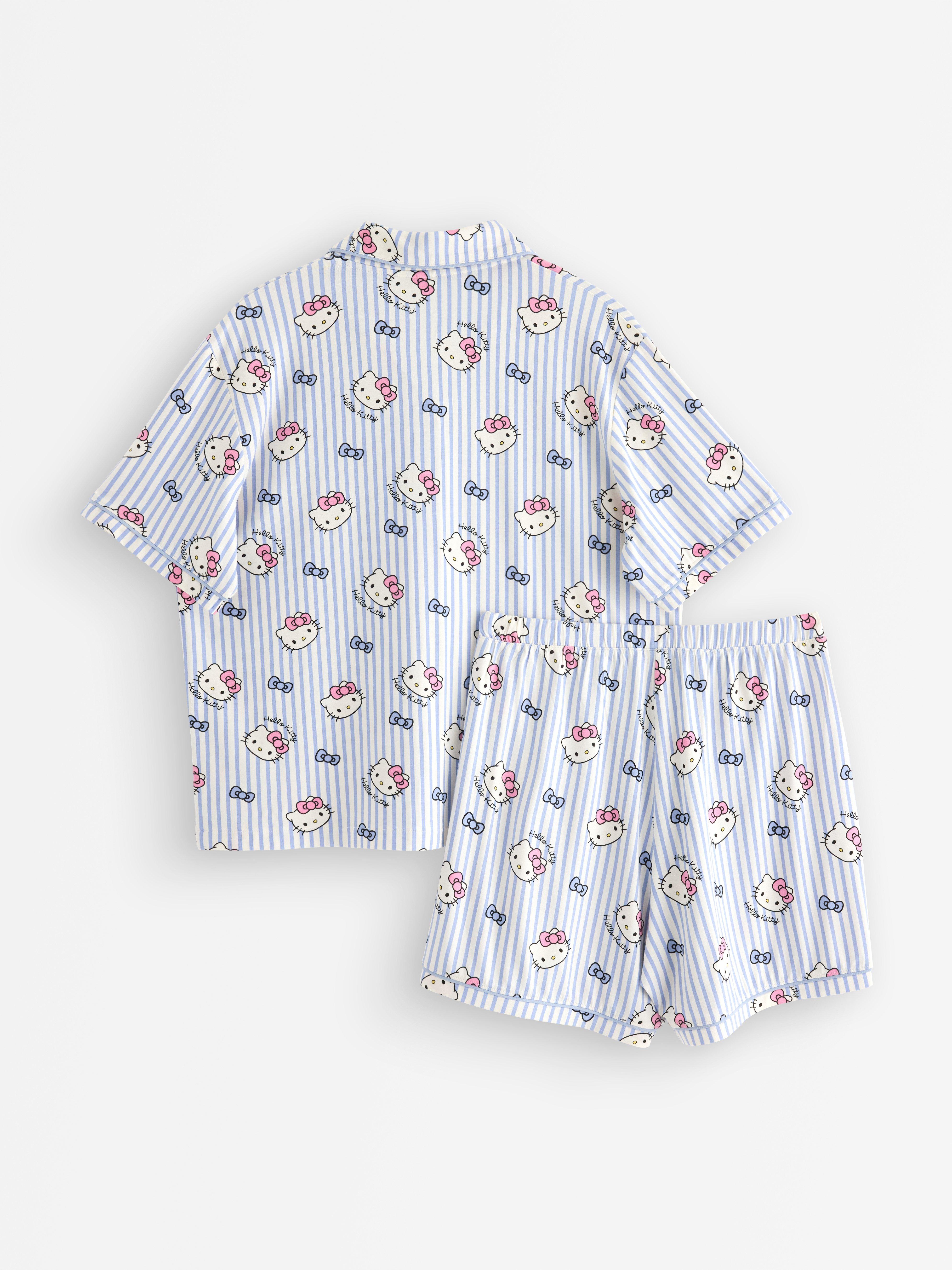 Pyžamo Hello Kitty světle modré