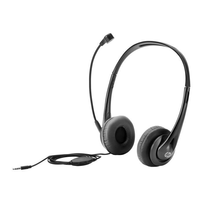 Cuffie on-ear - HP - jack nero - con cavo - compatibili con EliteBook e ProBook - nere