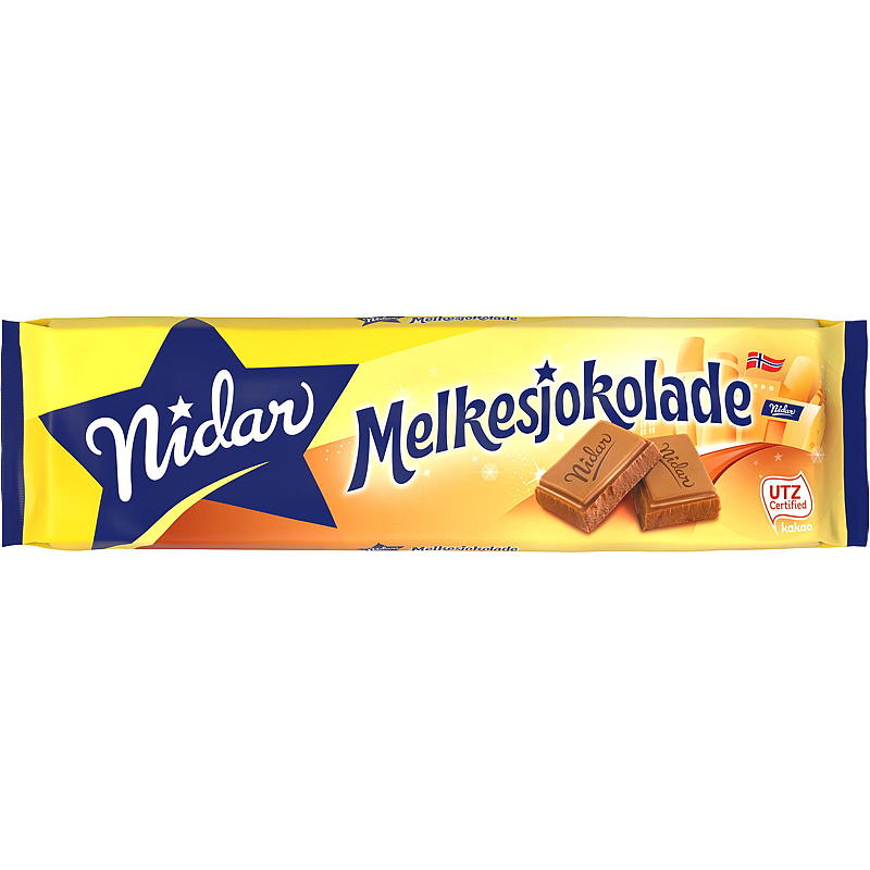 Nidar Tavoletta grande di cioccolato al latte 180 g Nidar