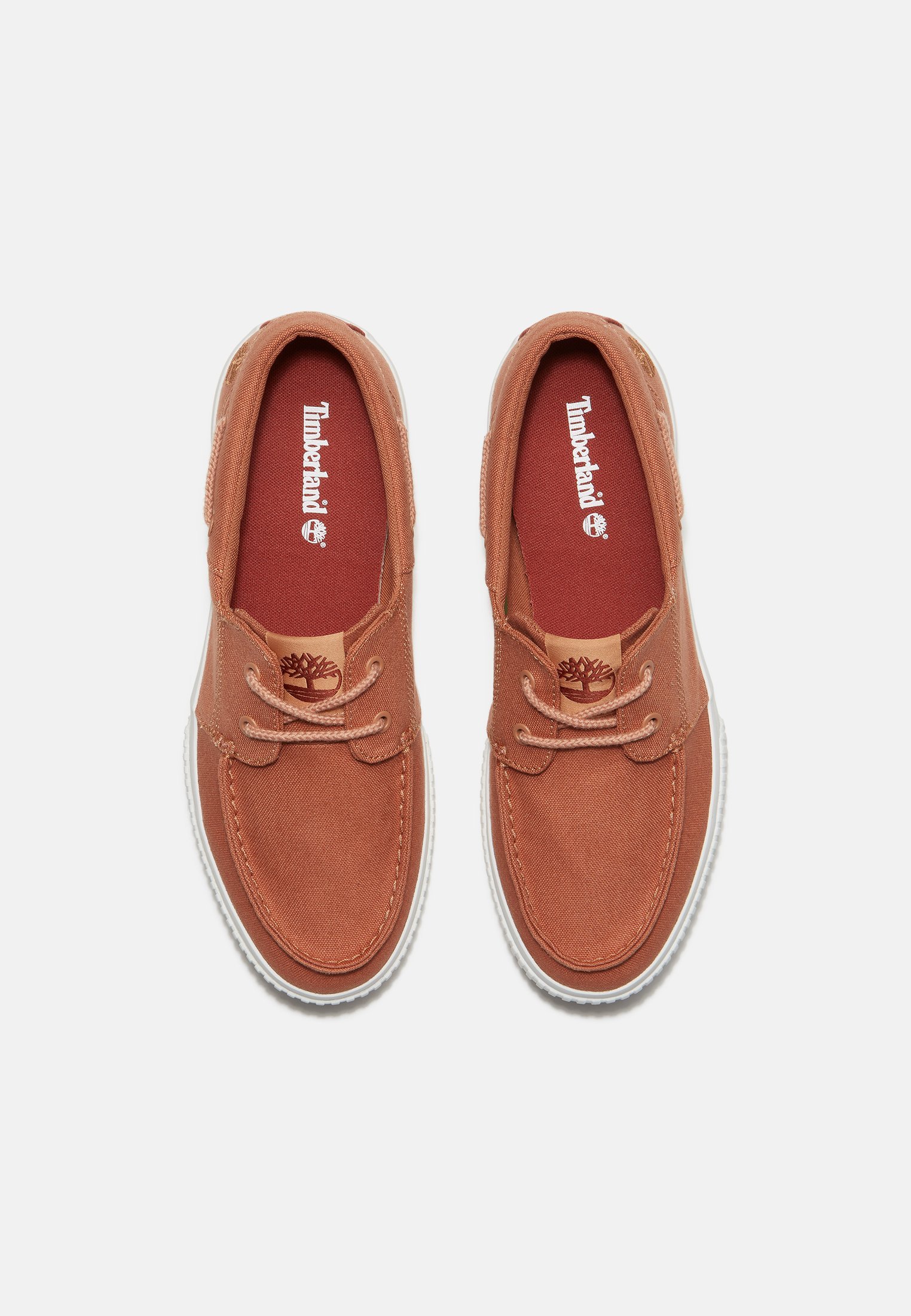 Timberland bootschoenen - roestbruin canvas