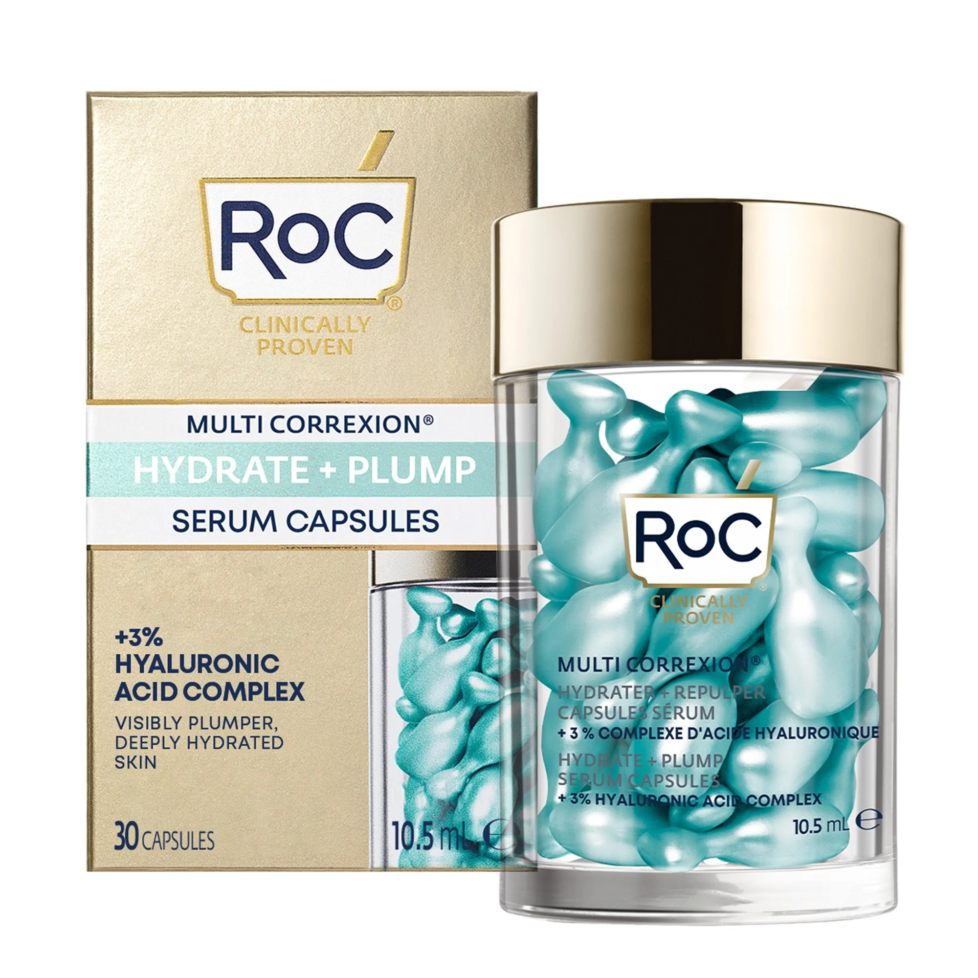 Multi Correxion Hydrate + Plump Siero Viso in Capsule - Siero viso idratante, Siero viso antirughe, Siero viso effetto globale