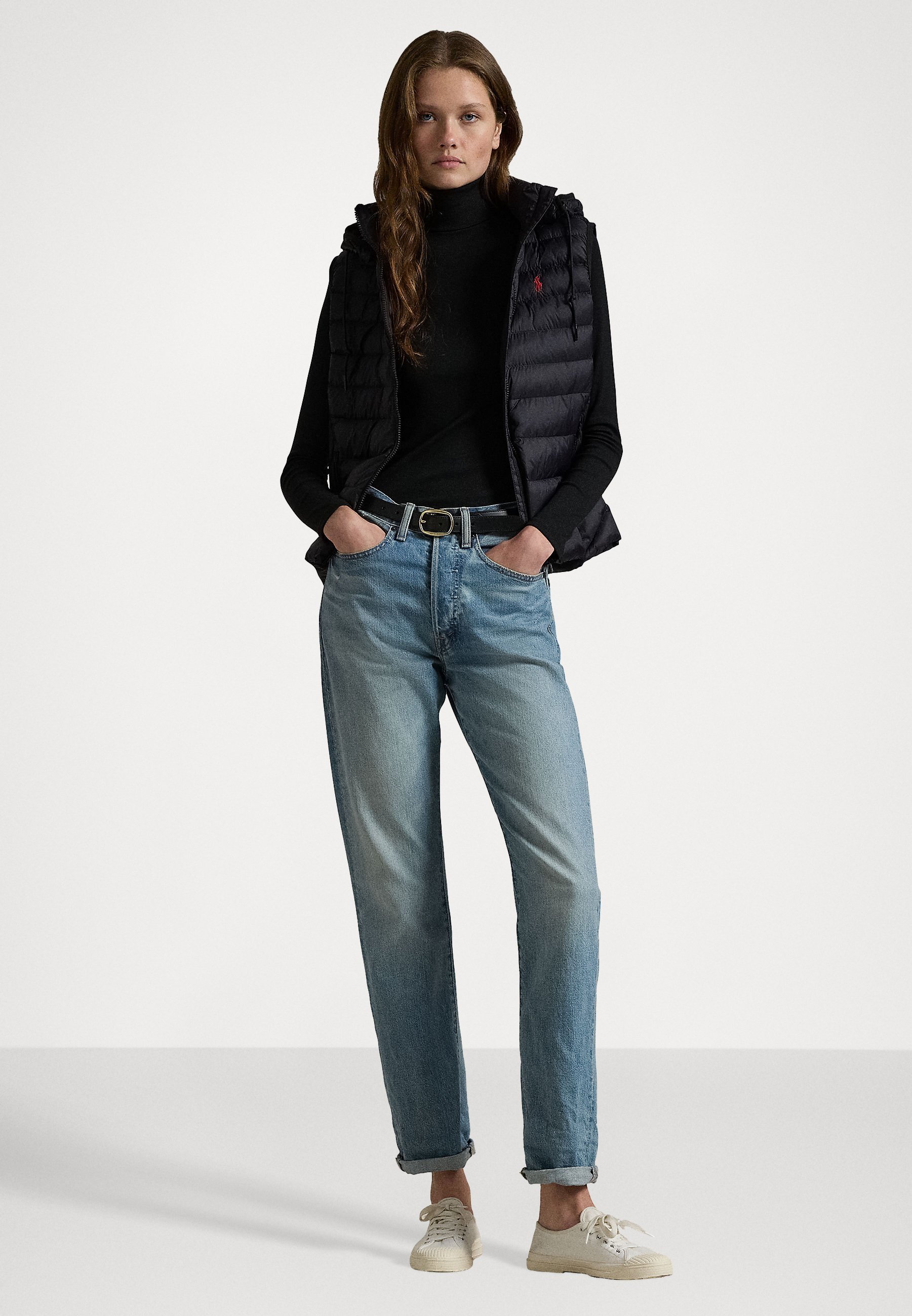 Polo Ralph Lauren WATERAFSTOTEND OPVOUWBAAR GILET - Vest - zwart