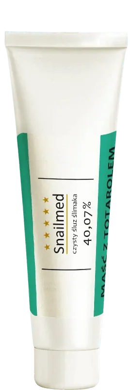 Snailmed Przeciwtrądzikowa maść ze śluzem ślimaka i totarolem, 30 ml