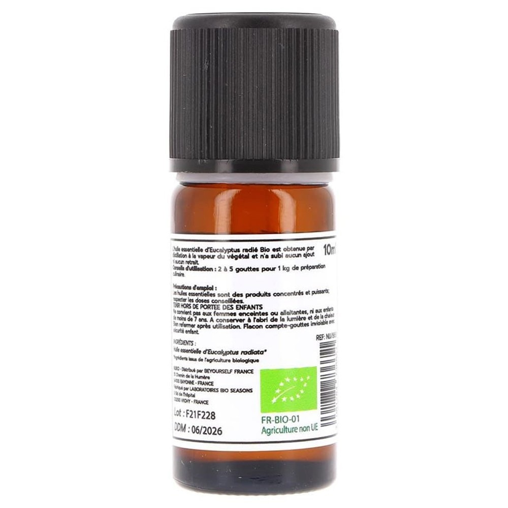 NIJIKO Huile Essentielle d'Eucalyptus Radié Bio