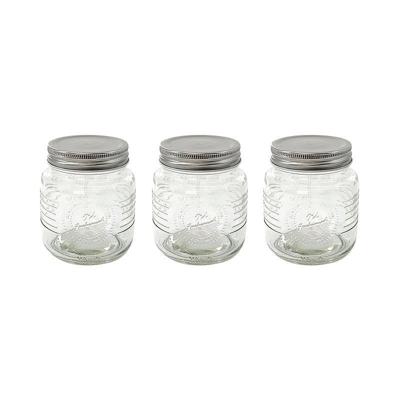 Cuisine syltburkar 3-pack 0,4 l