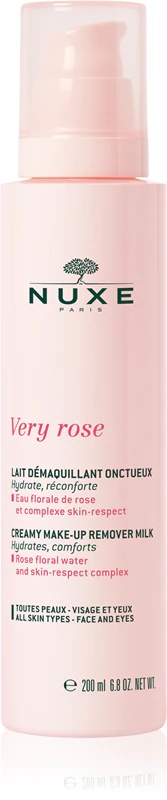 „Nuxe Very Rose“ kreminis makiažo valiklis „Creamy Make-up Remover Milk“ yra švelnus makiažo valiklis visiems odos tipams.