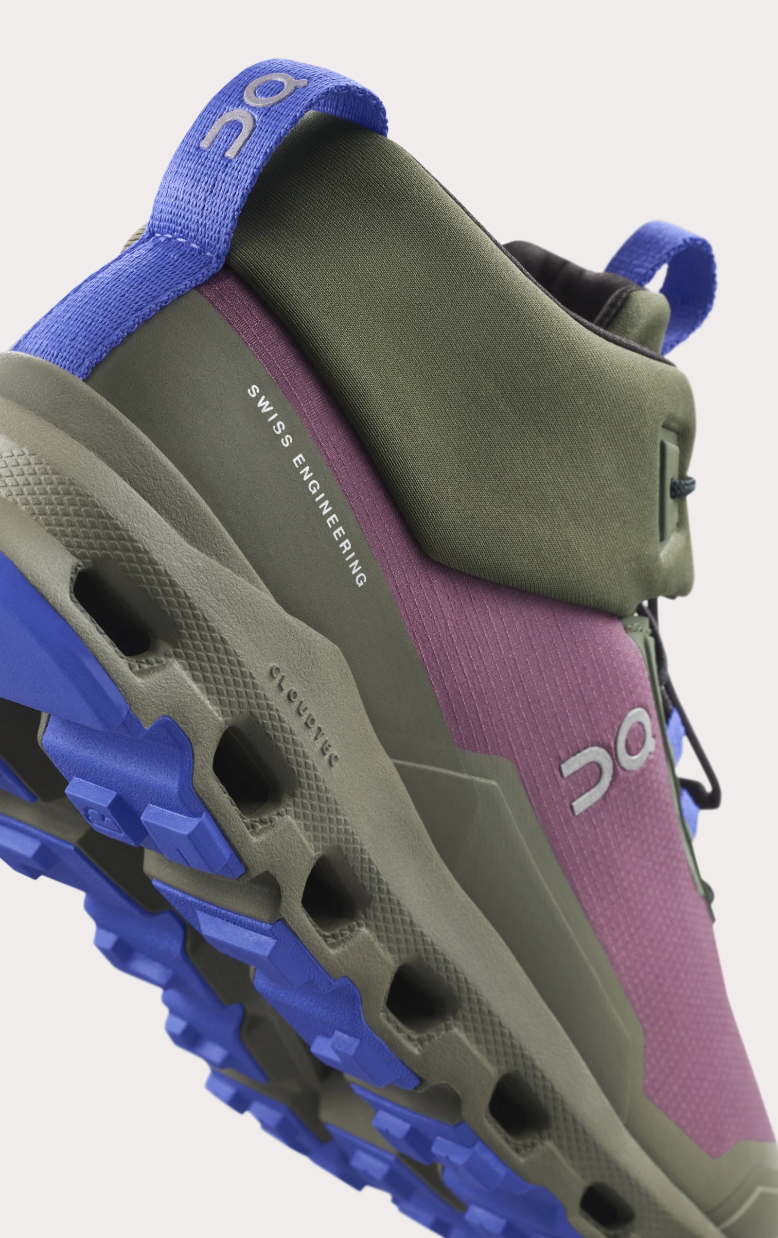 On Cloudhero Mid imperméable Glacier pour jeunes | Fer