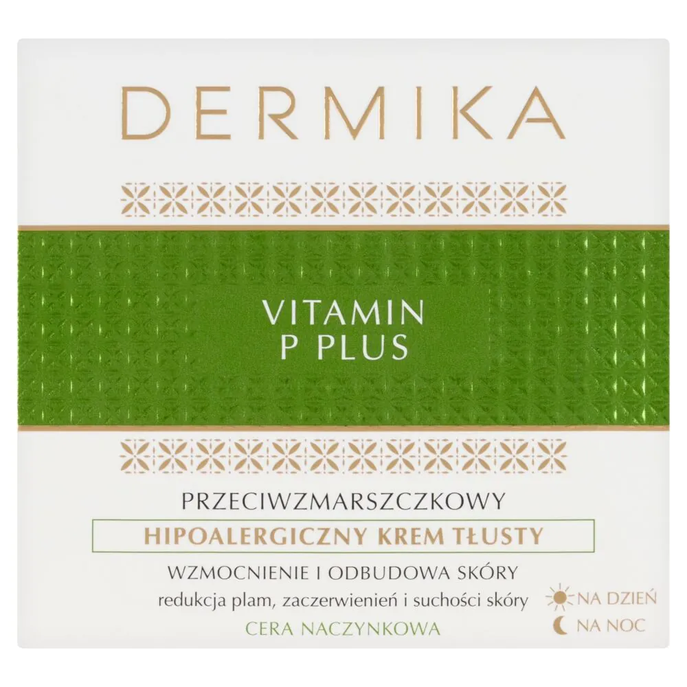 Dermika Vitamin P Plus Przeciwzmarszczkowy krem tłusty 50ml