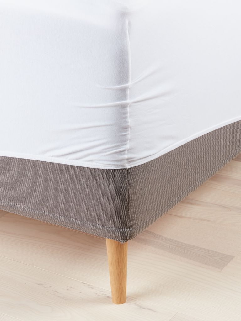 ELSE zlatna plahta s uzorkom Jersey ELSE 90/100x200x30cm bijela