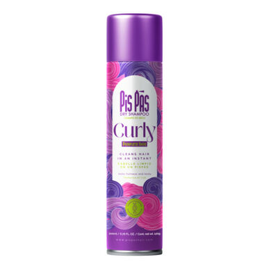 Champú seco Pis Pas para cabello rizado sin perfume, 200 ml.
