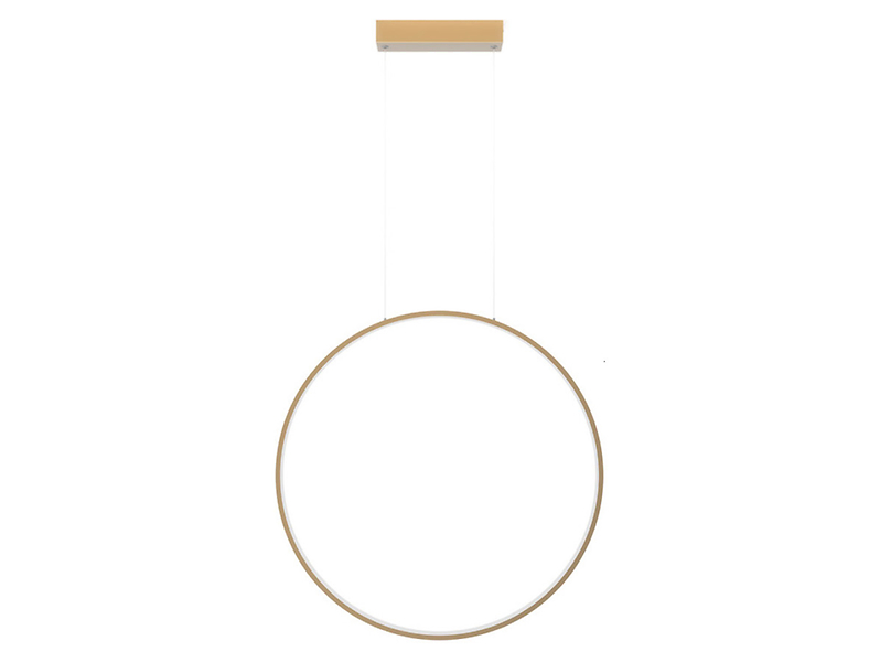 Lampa wisząca łazienkowa Mirrow LED metalowa złota