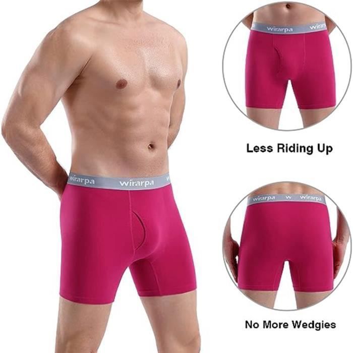 Caleçon Homme en Coton Confortable - MOBIGARLAN XH429 Noir