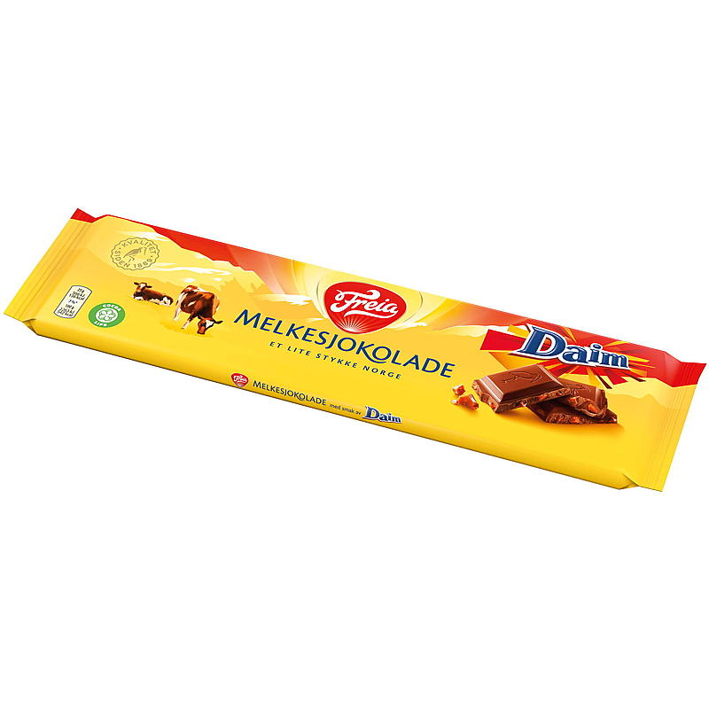 Chocolat au lait Freia Daim 200 g Freia