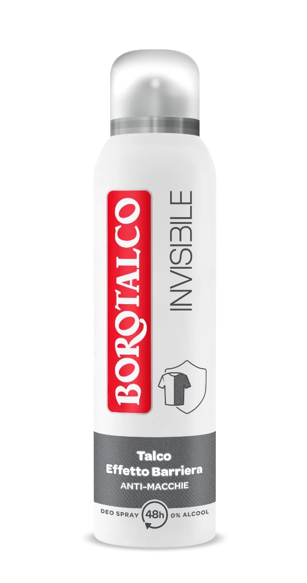 BOROTALCO Déodorant Borotalco Invisible Grey 150 ml Déodorant 48h
